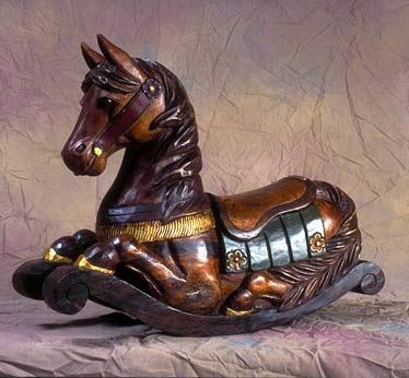 Rocking Horse Colt Sculpture