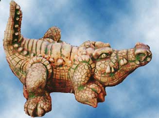 Meditation Sculpture Aligator