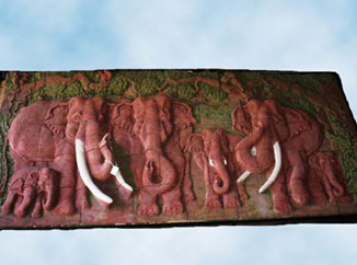 Meditation Sculpture Elephants